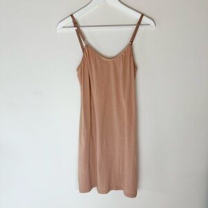 Brook There Beige Slip Dress